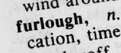 Furlough definition in bold